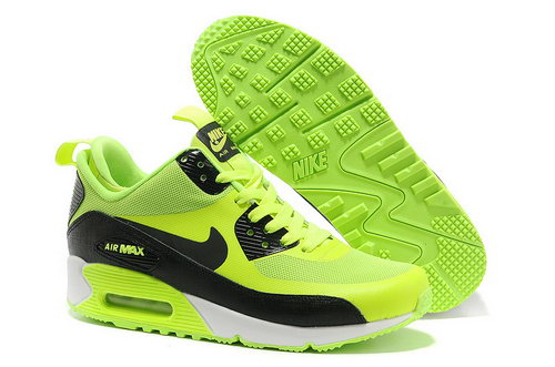 Nike Air Max 90 Sneakerboot Ns Women Black Green Running Sports Shoes Online Shop
